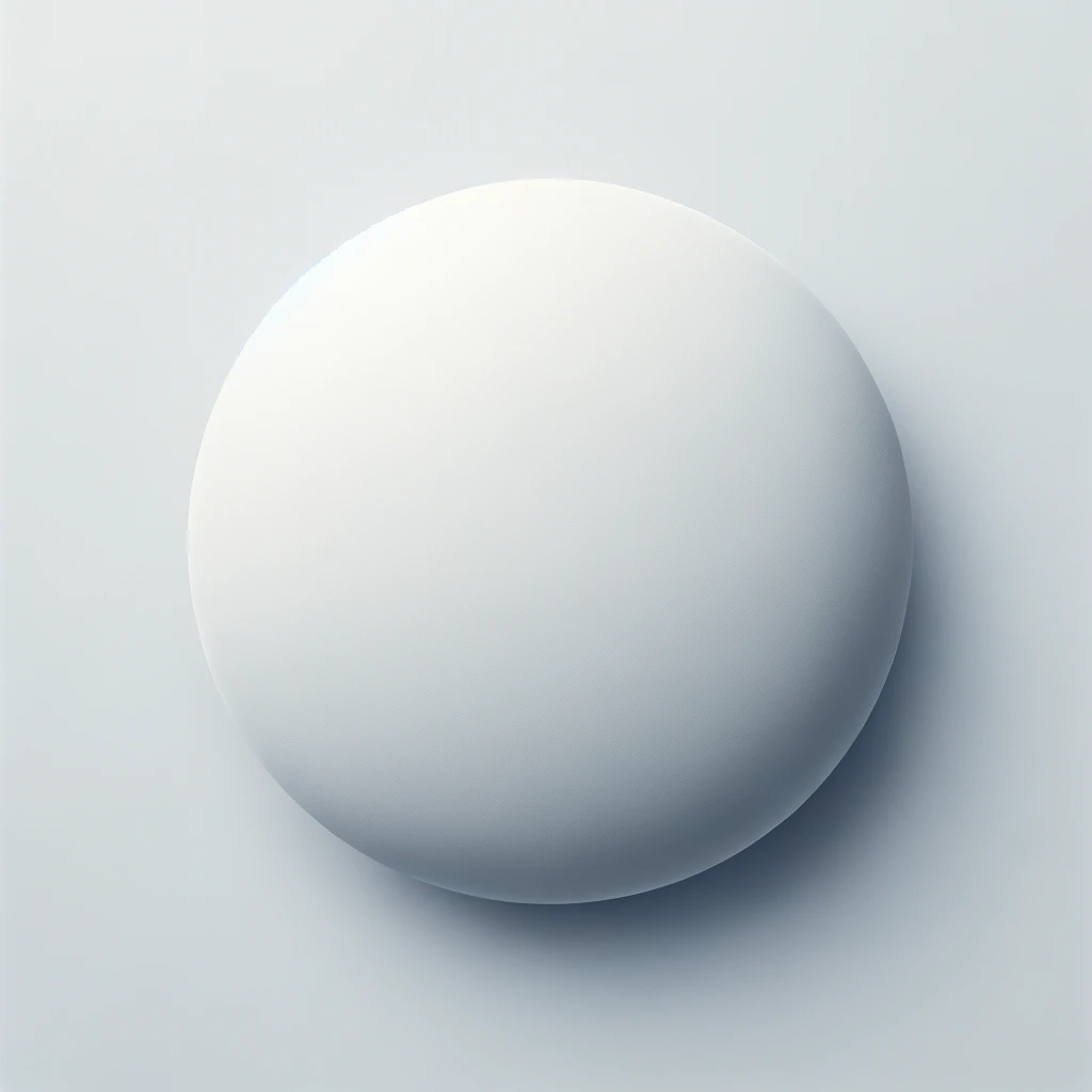 white oval pill with